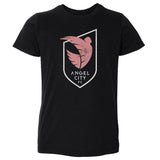 Toddler Angel City FC Black Vintage Primary Logo Tee