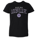 Toddler Racing Louisville Black Arched Wordmark Tee
