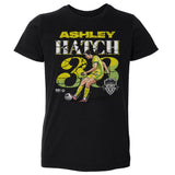 Toddler Washington Spirit Black Ashley Hatch Cracked Number Tee