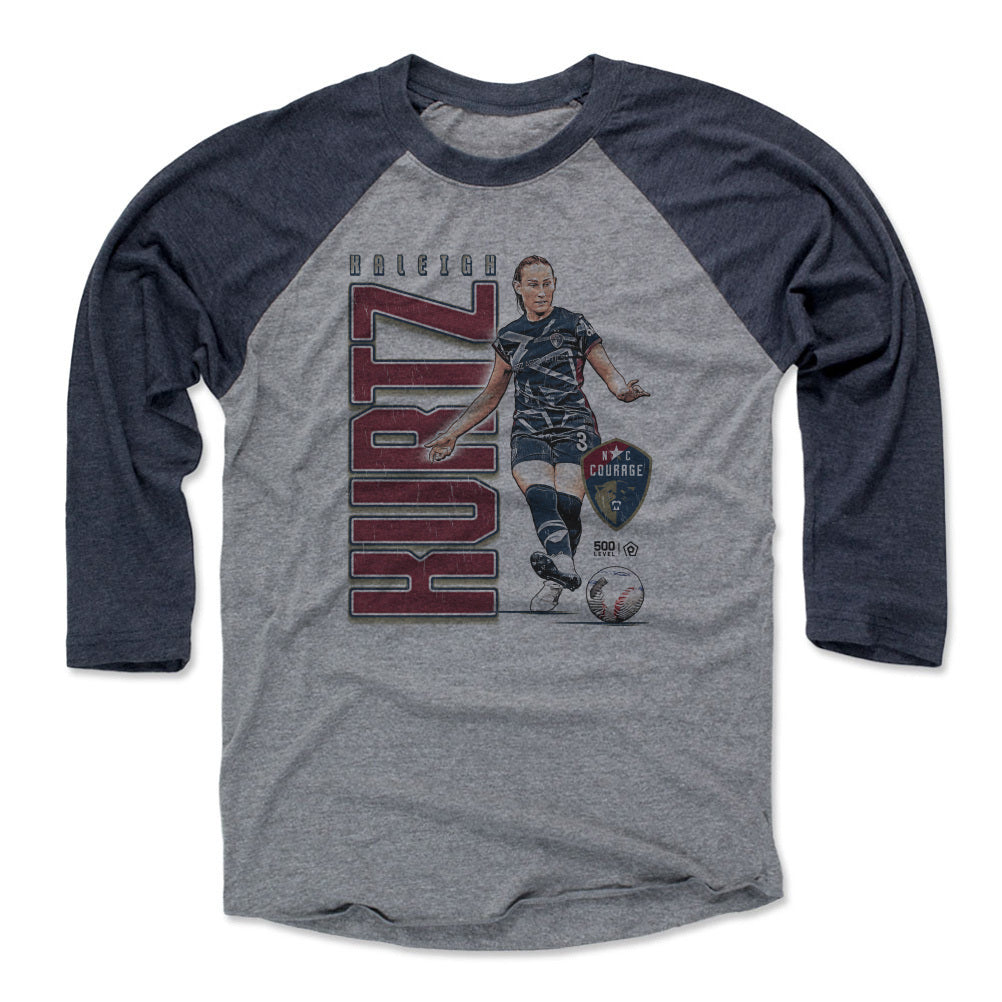 Unisex North Carolina Courage Kaleigh Kurtz Retro Raglan