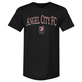 Unisex Angel City FC Black Arched Wordmark Slim-Fit Tee