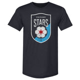Unisex Chicago Stars FC Navy Vintage Primary Logo Slim-Fit Tee