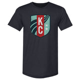 Unisex KC Current Vintage Primary Logo Slim-Fit Tee