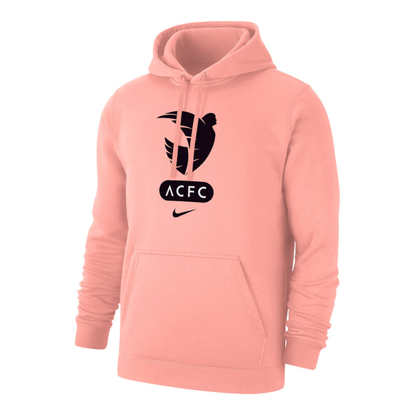 Unisex Nike Angel City FC Action Pink Hoodie - Front View