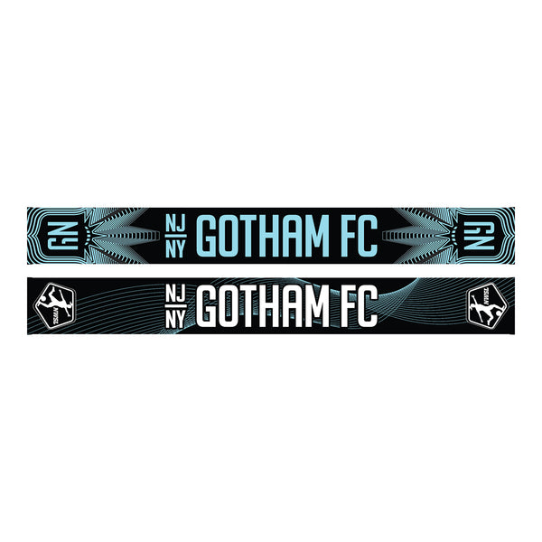 NWSL 2024 Draft NJ/NY Gotham Black Scarf - Front View