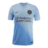 Unisex Nike 2024 Houston Dash Secondary Space City Blue Replica Jersey - Front View