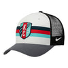 Adult Nike KC Current Grey Striped Trucker Hat