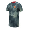 Youth Nike 2024 Portland Thorns Pre-Match Top - Side View