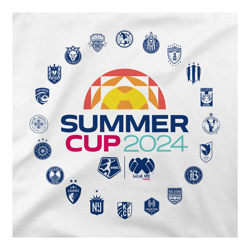 Unisex NWSL x LIGA MX 2024 Summer Cup White Tee | NWSL Shop unisex-nwsl-x-liga-mx-2024-summer-cup-white-tee-nwsl-shop
