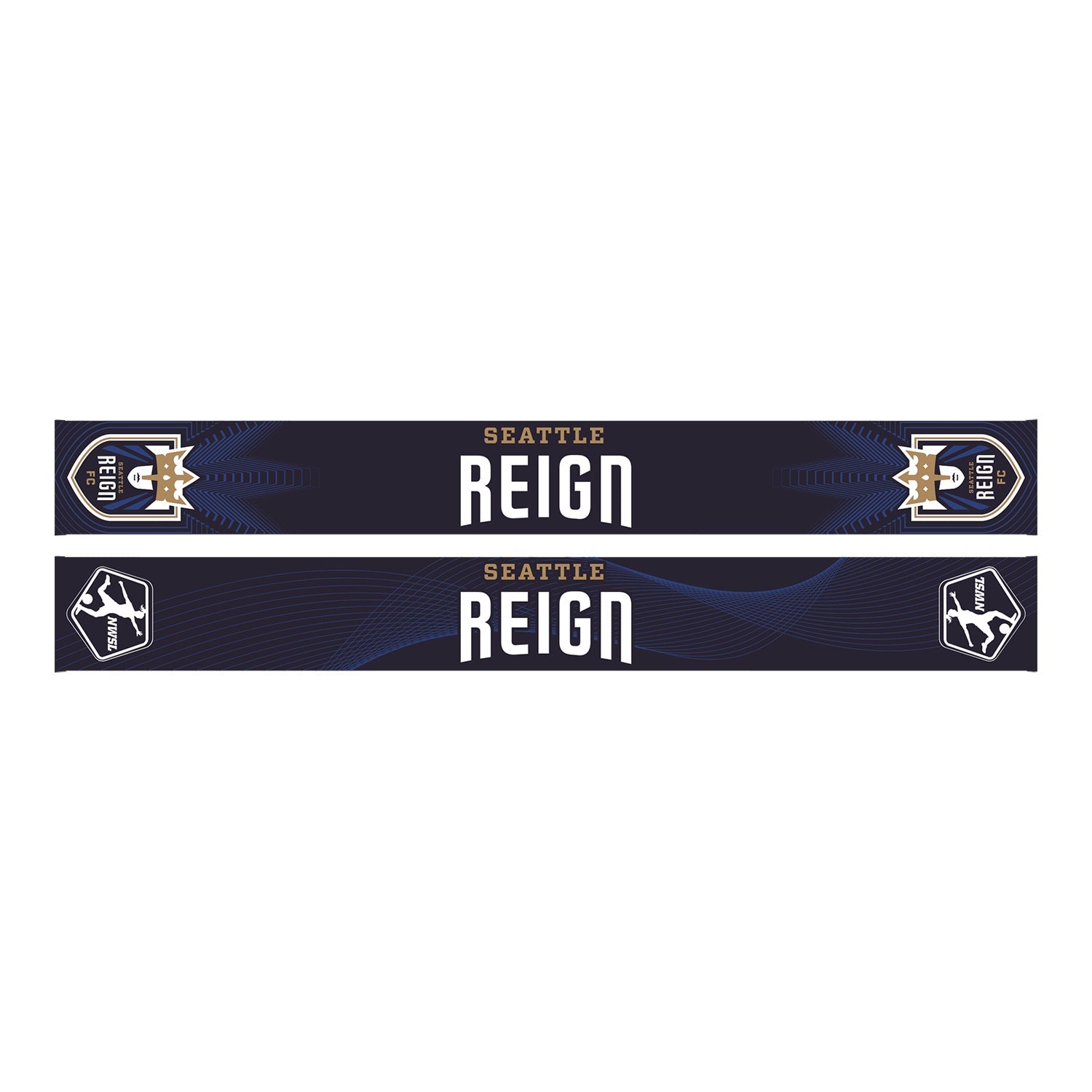 NWSL 2024 Draft Seattle Reign Navy Scarf - Front View
