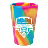 WinCraft Washington Spirit Hippie Silicone Shot Glass - Front View