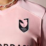 Women's Nike 2024 Angel City FC Secondary Sol Replica Jersey - Angel City Logo Close-up