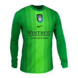 Unisex Chicago Stars Nike Green 2025 Replica Goalkeeper Jersey