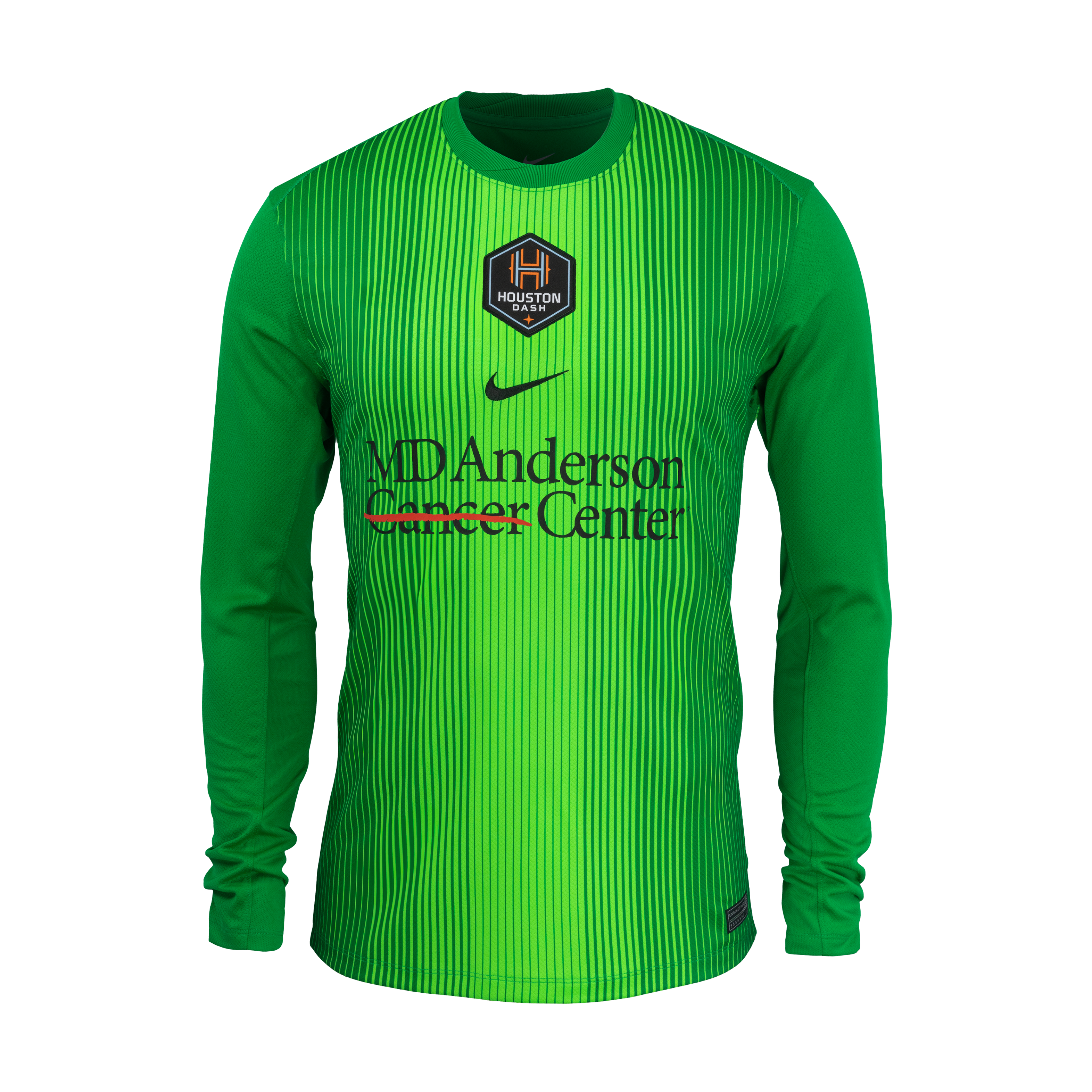 Unisex Houston Dash Nike Green 2025 Replica Goalkeeper Jersey