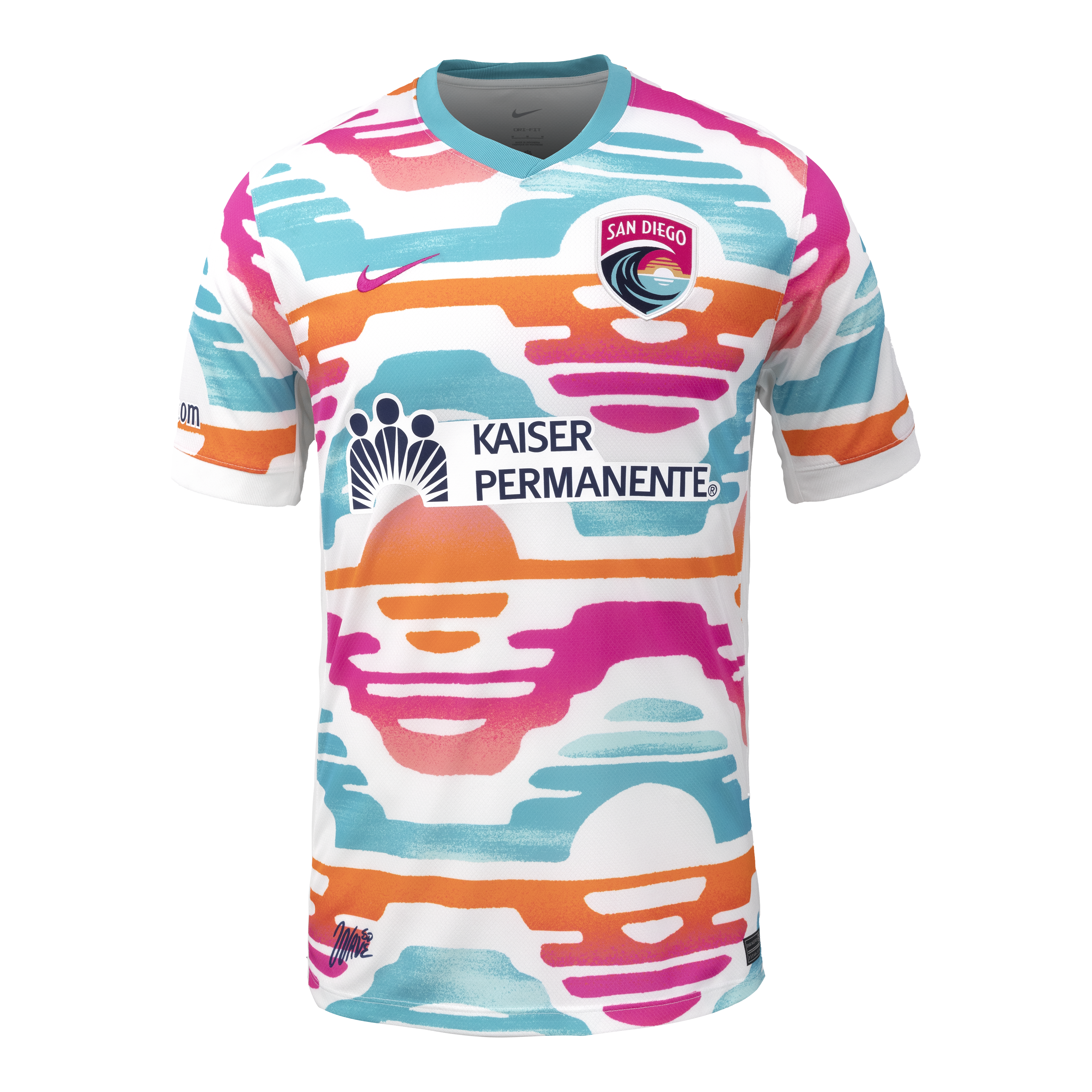 Unisex San Diego Wave Nike White 2024 Primary Replica Jersey Unisex San Diego Wave Nike White 2024 Primary Replica Jersey