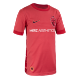 Youth North Carolina Courage Nike Pink Believe Secondary Replica Jersey
