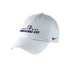 Challenge Cup Hat in White - Left View