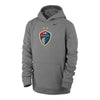 Youth Nike NC Courage Crest Grey Hoodie