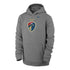 Youth Nike NC Courage Crest Grey Hoodie - Front View