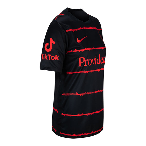 2022 Portland Thorns Nike Away Fitted Jersey - Side View