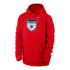Youth Nike Red Stars Crest Red Hoodie