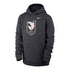 Youth Nike Angel City FC Crest Grey Hoodie - Front View
