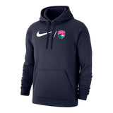 Men's Nike San Diego Wave FC Swoosh Crest Navy Hoodie - Front View