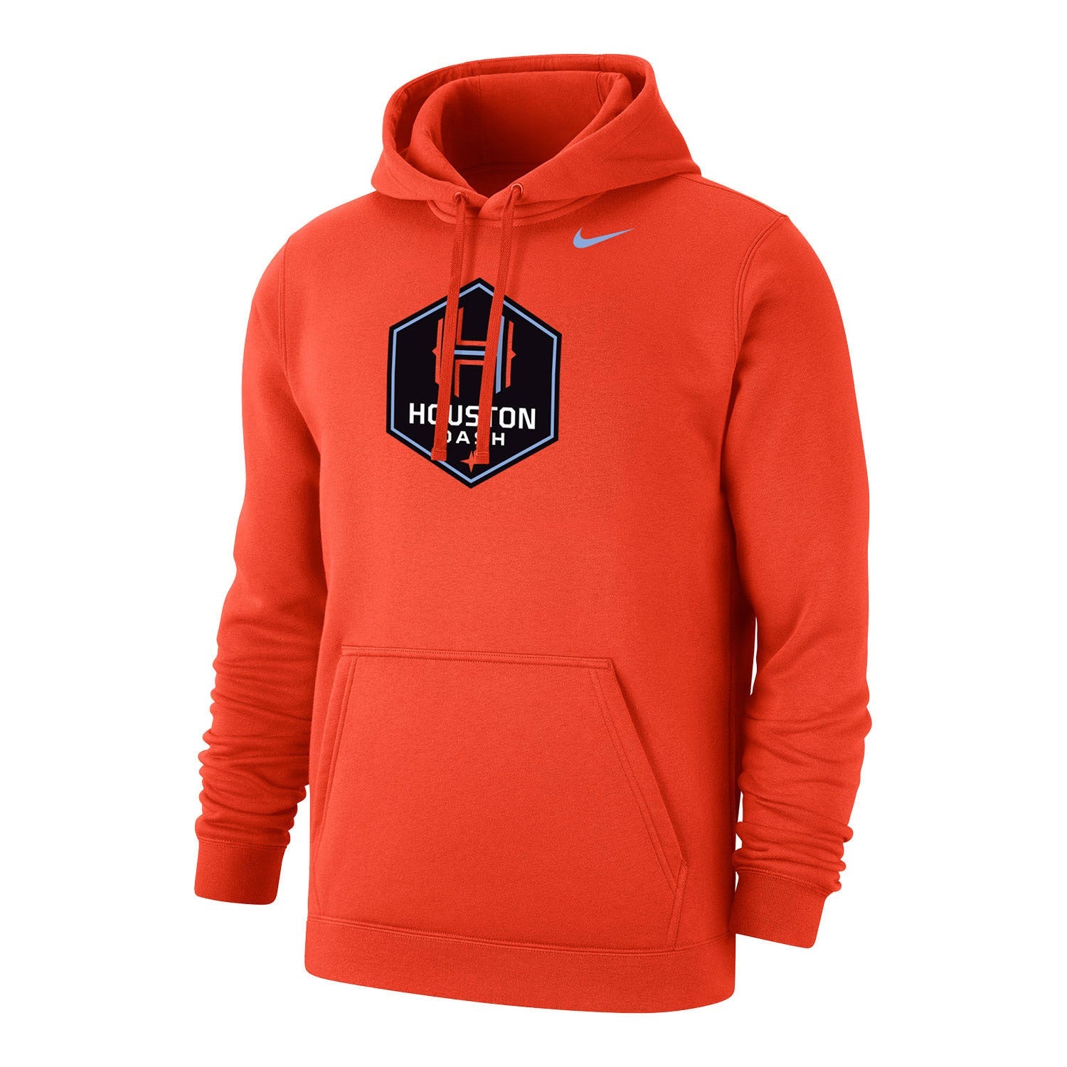 Men's Nike Houston Dash Crest Orange Hoodie - Front View