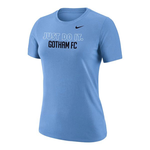 Women's Nike Gotham FC JDI Blue Tee - Front View