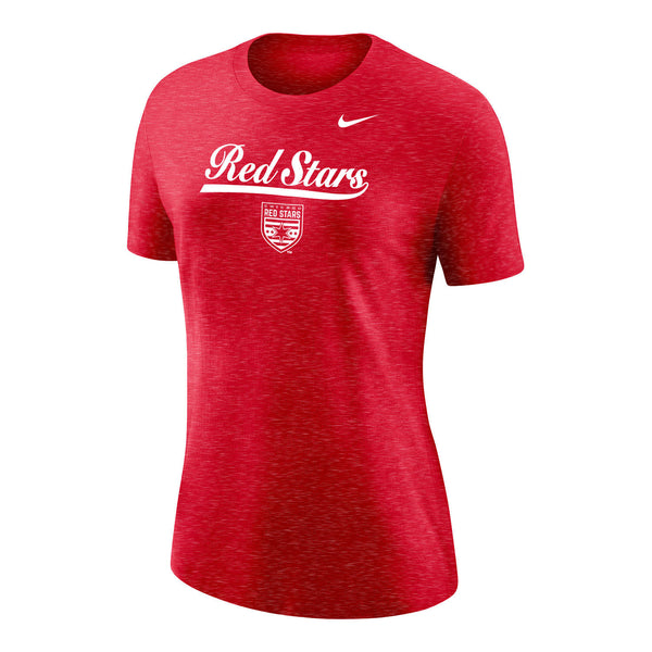 Women's Nike Red Stars Devoted Red Tee - Front View