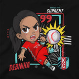 Unisex KC Current Black Debinha Chibi Tee
