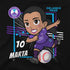 Unisex Orlando Pride Marta Chibi Black Tee