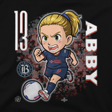 Unisex Bay FC Abby Dahlkemper Chibi Tee