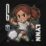 Youth Seattle Reign FC Lynn Biyendolo Chibi Tee