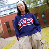 Unisex NWSL V-Neck Knit Sweater