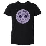 Toddler Racing Louisville Black Vintage Primary Logo Tee