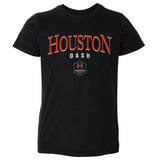 Toddler Houston Dash Black Arched Wordmark Tee