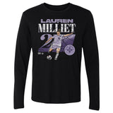 Unisex Racing Louisville Lauren Milliet Cracked Number Long Sleeve Tee