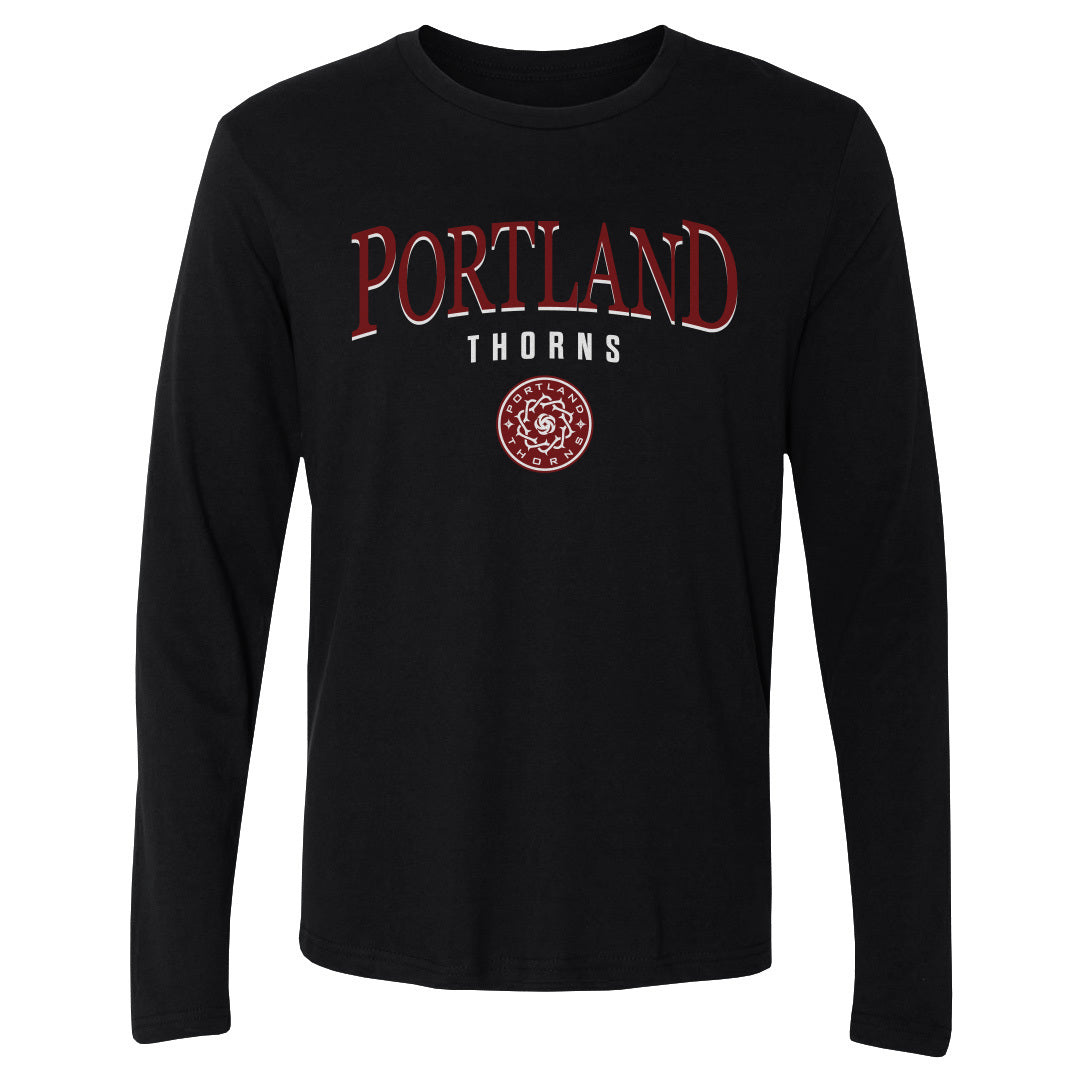 Unisex Portland Thorns Arched Wordmark Long Sleeve Tee