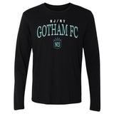Unisex NJ/NY Gotham FC Black Arched Wordmark Long Sleeve Tee