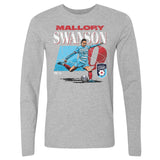 Unisex Chicago Stars Mallory Swanson Cracked Number Long Sleeve Tee