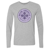 Unisex Racing Louisville Black Vintage Primary Logo Long Sleeve Tee