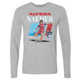 Unisex Chicago Stars Alyssa Naeher Cracked Number Long Sleeve Tee