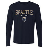Unisex Seattle Reign FC Navy Arched Wordmark Long Sleeve Tee