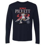 Unisex Bay FC Kiki Pickett Cracked Number Long Sleeve Tee