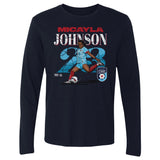 Unisex Chicago Stars Micayla Johnson Cracked Number Long Sleeve Tee