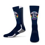 Unisex Bay FC Navy Phenom Curve 2025 Pride Socks