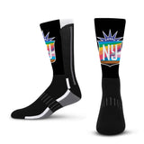 Unisex NJ/NY Gotham FC Black Phenom Curve 2025 Pride Socks