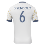 Unisex Seattle Reign FC Nike White Rise Lynn Biyendolo Secondary Replica Jersey