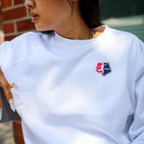 Unisex NWSL On Equal Footing White Vintage Crewneck